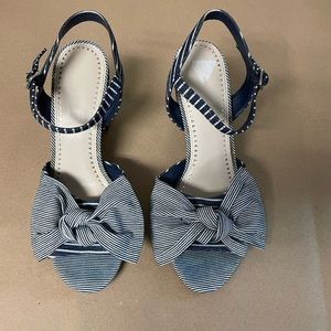 New circus striped heels